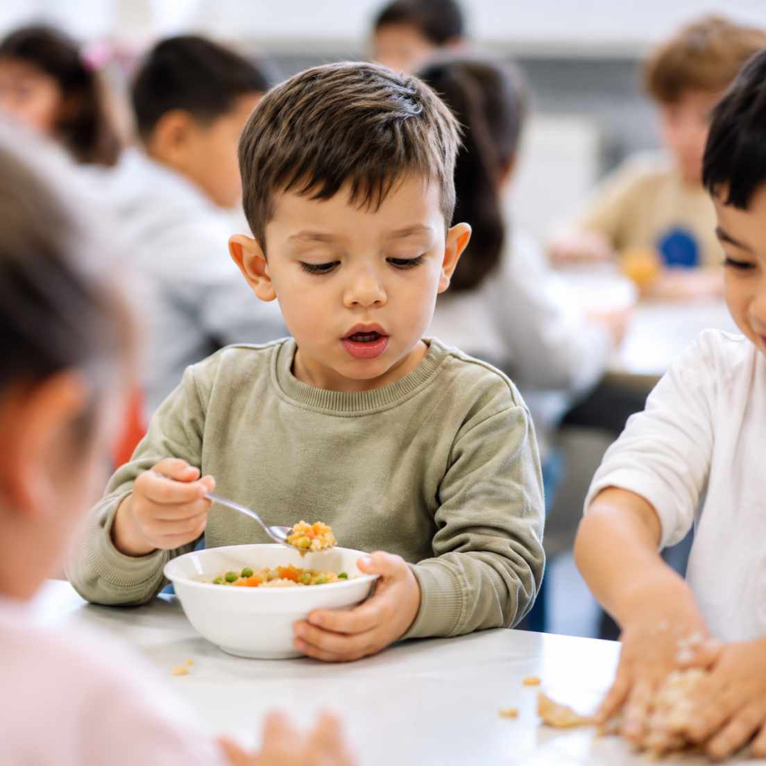 Preschool Lunchtime with Colorful Bites